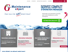 Tablet Screenshot of maintenancexpert.com